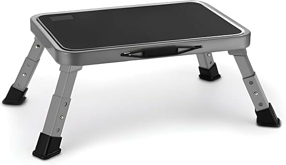 3 Levels Adjustable Folding Step Stool, Adjustable Step Stool with a Non-Slip Platform - Image 5