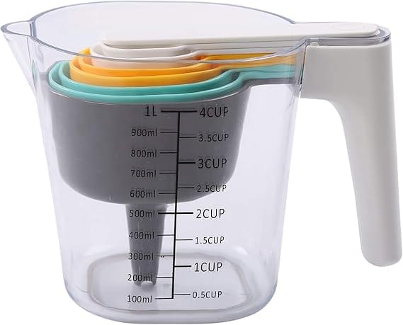 Measuring Cup Set - 9 Pieces - Nested Design